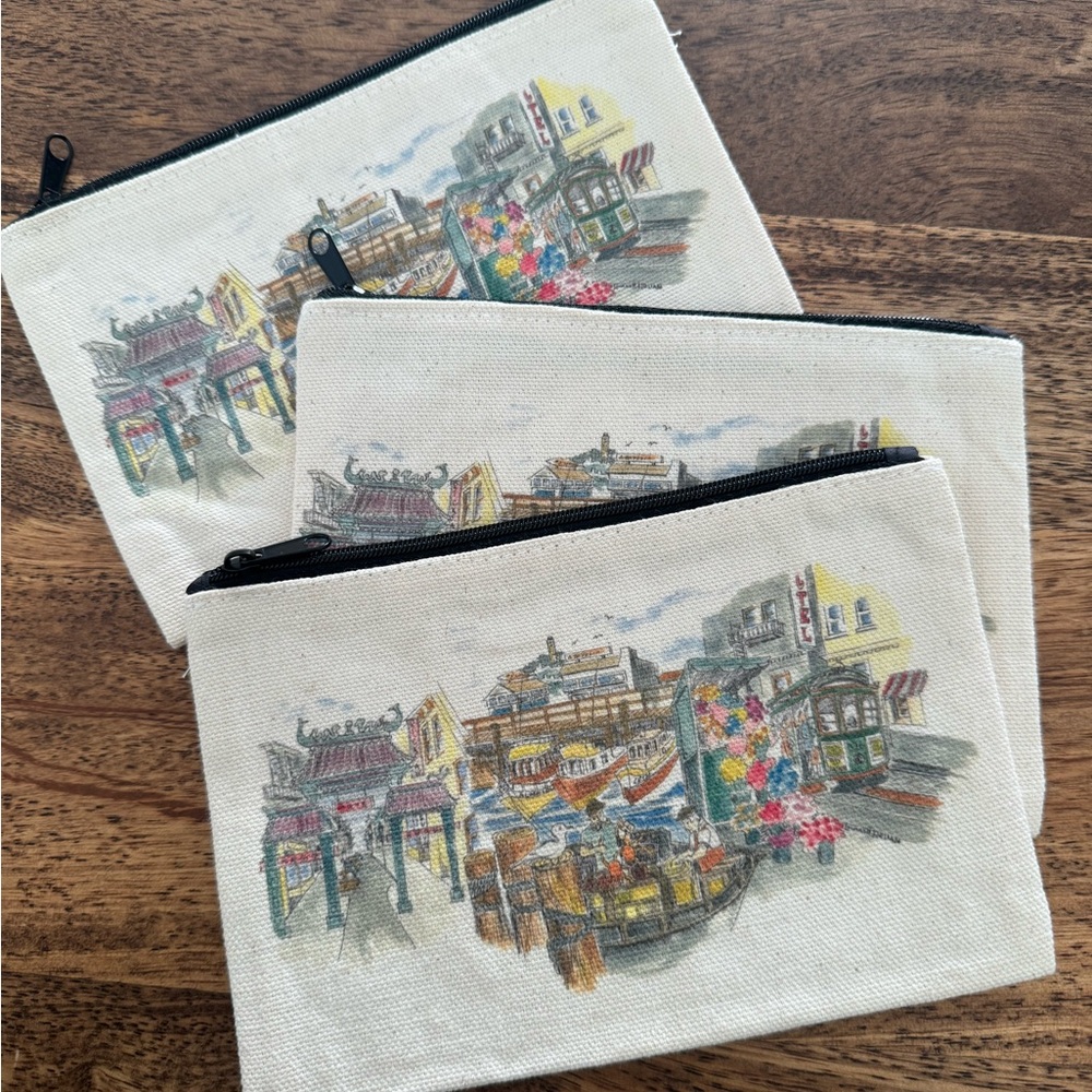 Fisherman’s Wharf San Francisco Zip Pouch!